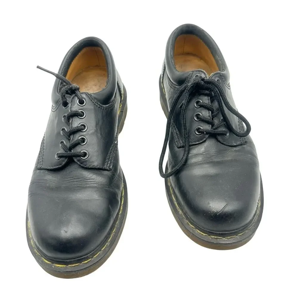 DR MARTENS 8053 men's Classic Black Leather Men's Shoes - SIZE 11